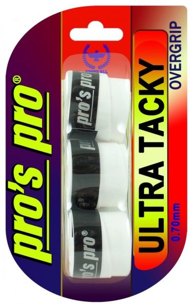 Griffbänder Pro's Pro Ultra Tacky (3P) - white