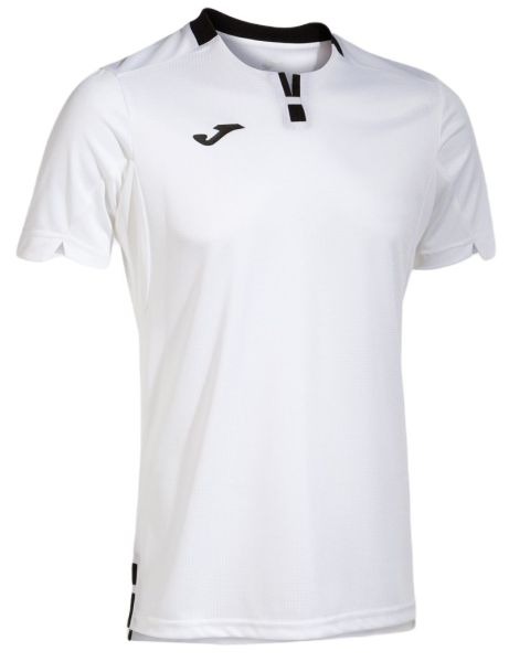 Herren Tennis-T-Shirt Joma Ranking Short Sleeve T-Shirt - Schwarz, Weiß