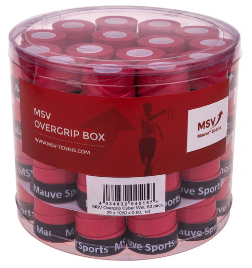  MSV Cyber Wet Overgrip (60 vnt.) - red