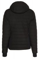 Női teniszdzseki Tommy Hilfiger Slim Sorona Padded Hood Jacket - black Női teniszdzseki Tommy Hilfiger Slim Sorona Padded Hood Jacket - black