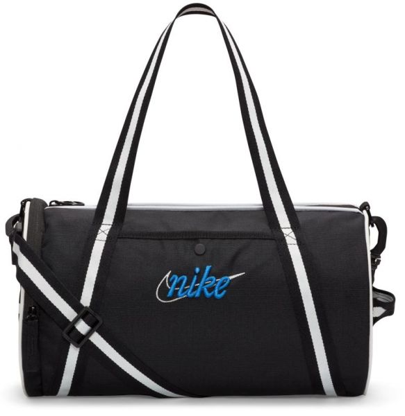 Sportinis krepšys Nike Heritage Retro Duffel Bag - black/black/hyper royal