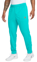Pantalones de tenis para hombre Nike Court Heritage Suit Pant - teal nebula/teal nebula