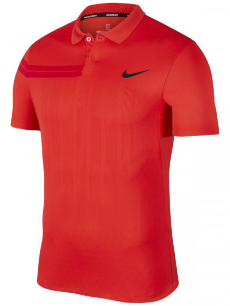  Nike Court RF Advantage Polo PS - habanero red/habanero red/gym red/black