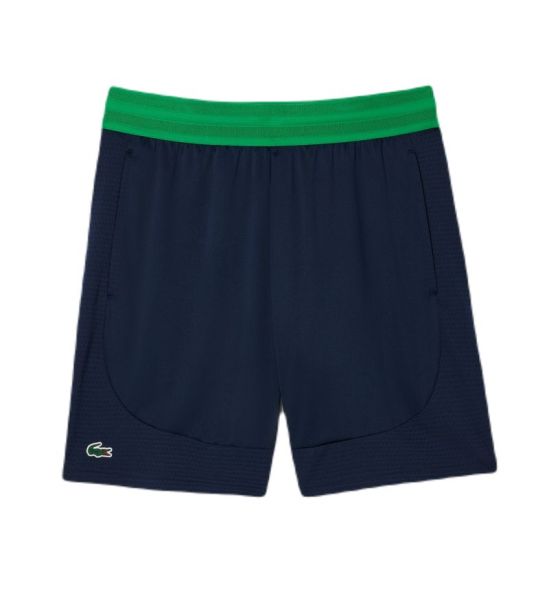 Męskie spodenki tenisowe Lacoste Ultra Dry Stretch Tennis - Niebieski