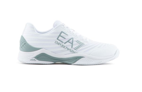 Zapatillas de tenis para hombre EA7 Unisex Woven Sneaker - white/abyss