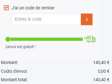 Le code de remise