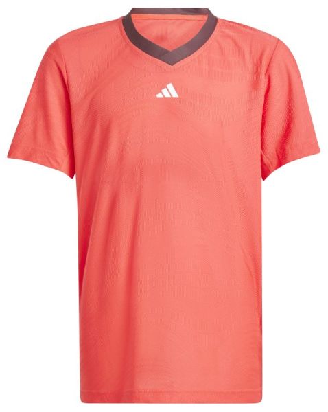 Boys' t-shirt Adidas Boys Tennis Pro Climacool - Red