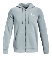 Ανδρικά Φούτερ Under Armour Men's UA Essential Fleece Full-Zip Hoodie - gray