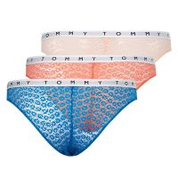 Gaćice Tommy Hilfiger Brazilian 3P - delicate peach/hawaii coral/ls blue Gaćice Tommy Hilfiger Brazilian 3P - delicate peach/hawaii coral/ls blue