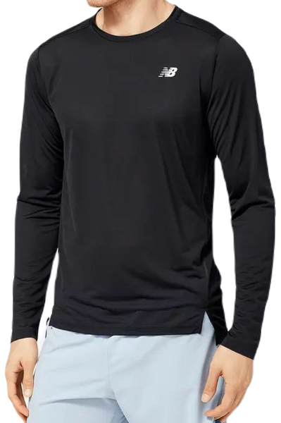 Męski T-Shirt tenisowy New Balance Accelerate Long Sleeve - black