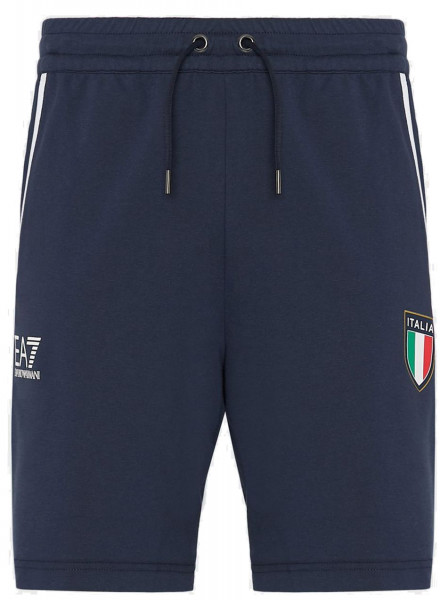  EA7 Man Jersey Shorts - navy blue