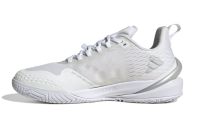 Teniso batai moterims Adidas Adizero Cybersonic W - cloud white/silver metallic/grey one Teniso batai moterims Adidas Adizero Cybersonic W - cloud white/silver metallic/grey one
