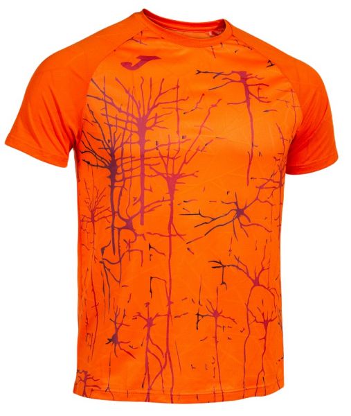 Herren Tennis-T-Shirt Joma Elite IX Short Sleeve T-Shirt M - orange