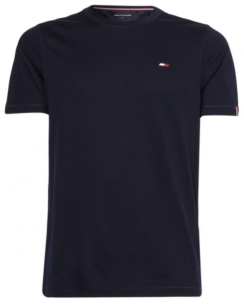 T-krekls vīriešiem Tommy Hilfiger Essentials Training Small Logo Tee - desert sky