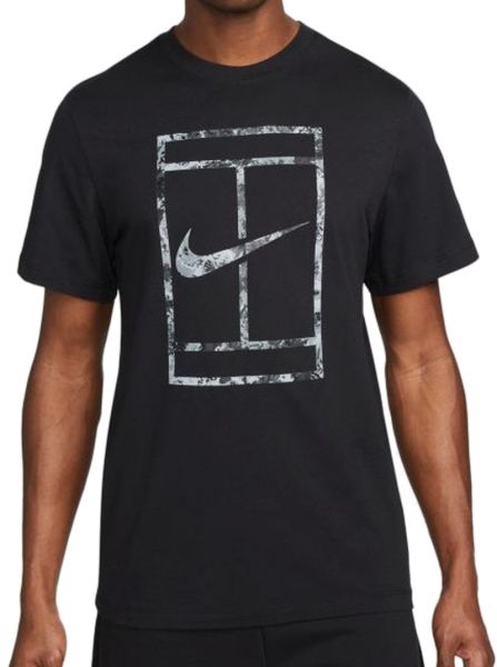 Teniso marškinėliai vyrams Nike Court Garden Party T-Shirt - black