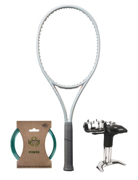 Raqueta de tenis Adulto Wilson Shift 99 Pro V1 + cordaje + servicio de encordado