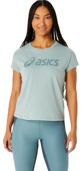 Marškinėliai moterims Asics Big Logo Tee - ocean haze/foggy teal