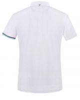 Męskie polo tenisowe Le Coq Sportif Tennis Pro Polo SS No.1 M - new optical white Męskie polo tenisowe Le Coq Sportif Tennis Pro Polo SS No.1 M - new optical white