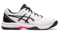 Vīriešiem tenisa apavi Asics Gel-Dedicate 7 Clay - white/hot pink