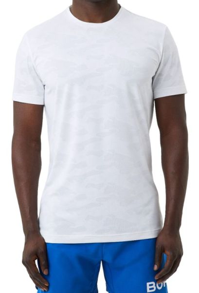 Herren Tennis-T-Shirt Björn Borg Borg Performance T-shirt - brilliant white