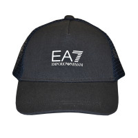 Kapa za tenis EA7 Man Woven Baseball Hat - ebony/white
