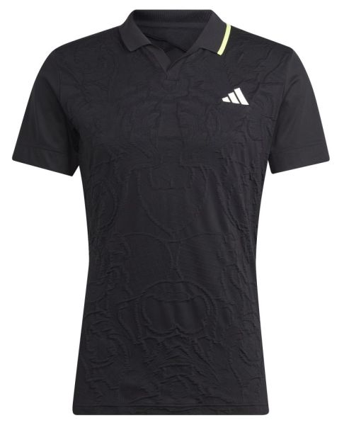 Herren Tennispoloshirt Adidas FreeLift Pro Tennis Polo - black