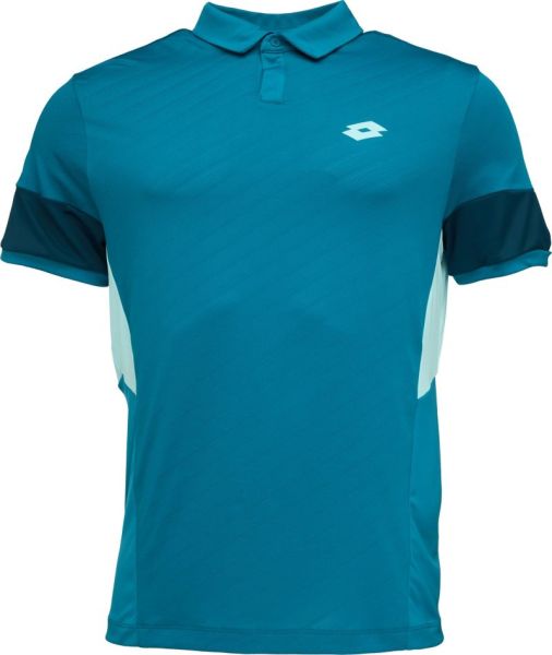 Pánské tenisové polo tričko Lotto Tech I D1 Polo - blue 3025C