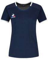 Damen T-Shirt Le Coq Sportif Tennis T-Shirt Short Sleeve N°2 - Blau, Weiß