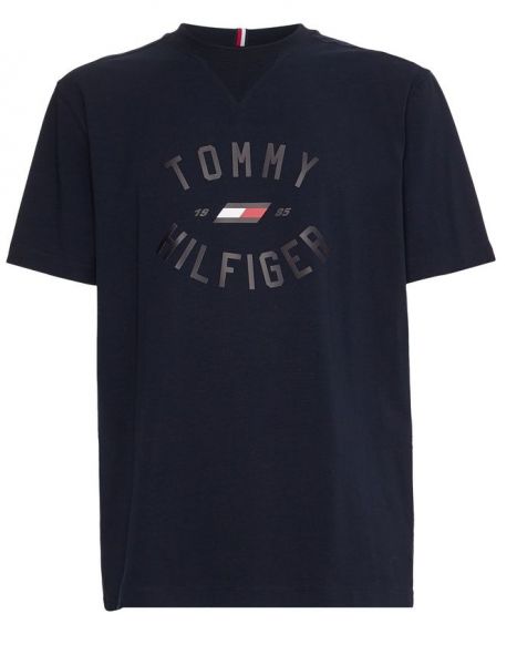 Herren Tennis-T-Shirt Tommy Varsity Graphic Short Sleeve Tee - desert sky