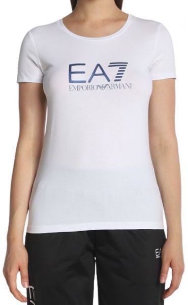 Dámske tričká EA7 Woman Jersey T-Shirt - white