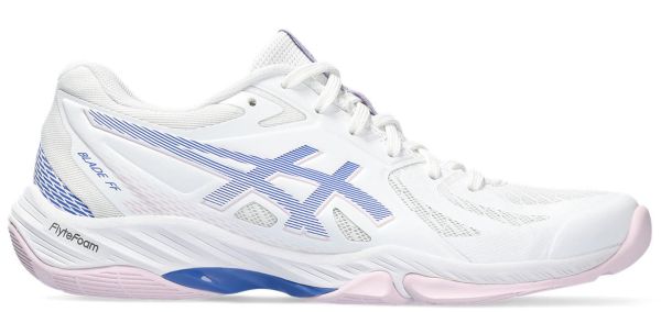 Chaussures de badminton/squash pour femmes Asics Blade FF - white/sapphire