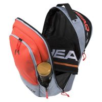 Teniski ruksak Head Delta Backpack - grey/orange Teniski ruksak Head Delta Backpack - grey/orange