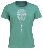 Tenisa T-krekls sievietēm Head TYPO T-Shirt W - nile green