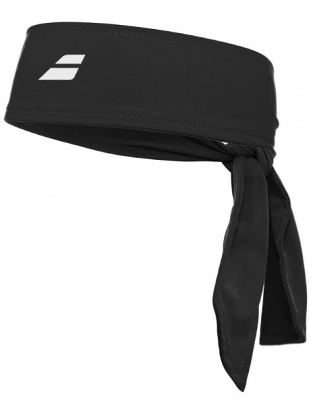 Bandáž Babolat Tie Headband - black/black
