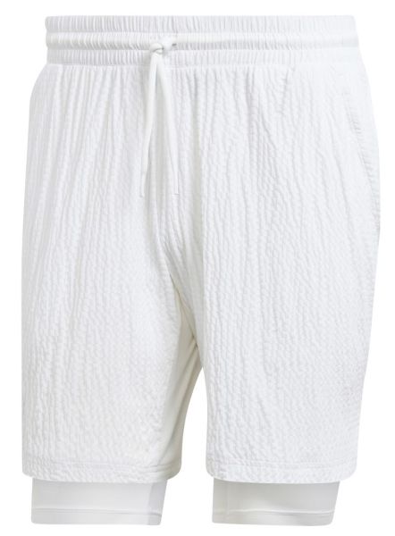 Pantaloncini da tennis da uomo Adidas 2in1 Short Pro - white