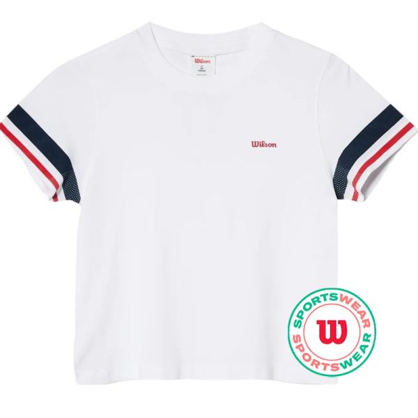 Marškinėliai moterims Wilson Brooklyn Seamless T-Shirt - Baltas