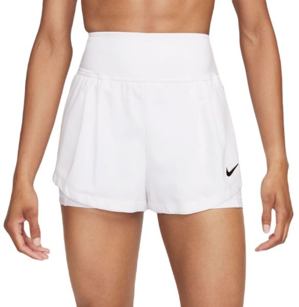 Shorts de tennis pour femmes Nike Court Advantage Dri-Fit Tennis Short - white/white/black