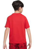 Marškinėliai berniukams Nike Dri-Fit Multi+ Top - university red/white Marškinėliai berniukams Nike Dri-Fit Multi+ Top - university red/white