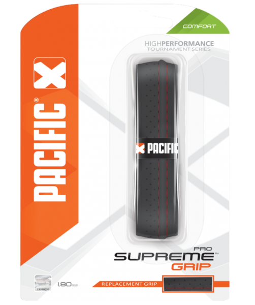 Tennis Basisgriffbänder Pacific Supreme Pro Grip 1P - black