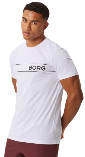 Camiseta para hombre Björn Borg Ace Performance T-Shirt - brilliant white