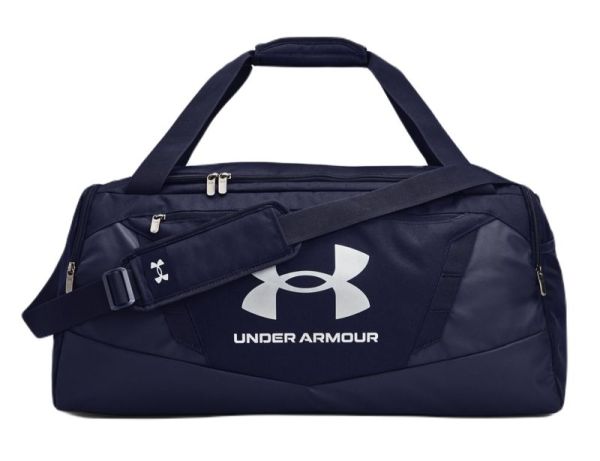 Sport bag Under Armour Undeniable 5.0 Duffle Bag MD - midnight navy/metallic silver