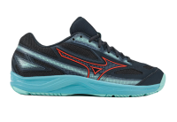 Vīriešiem tenisa apavi Mizuno Break Shot 4 AC - collegiate blue/soleil/tanager turquoise Vīriešiem tenisa apavi Mizuno Break Shot 4 AC - collegiate blue/soleil/tanager turquoise