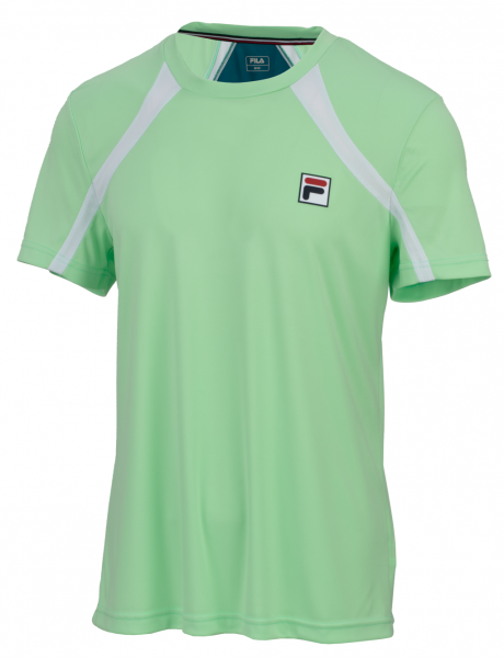 Herren Tennis-T-Shirt Fila T-Shirt Raphael M - green ash