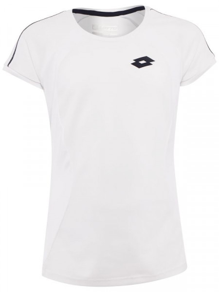 Тениска за момичета Lotto Squadra Girl Tee - brilliant white