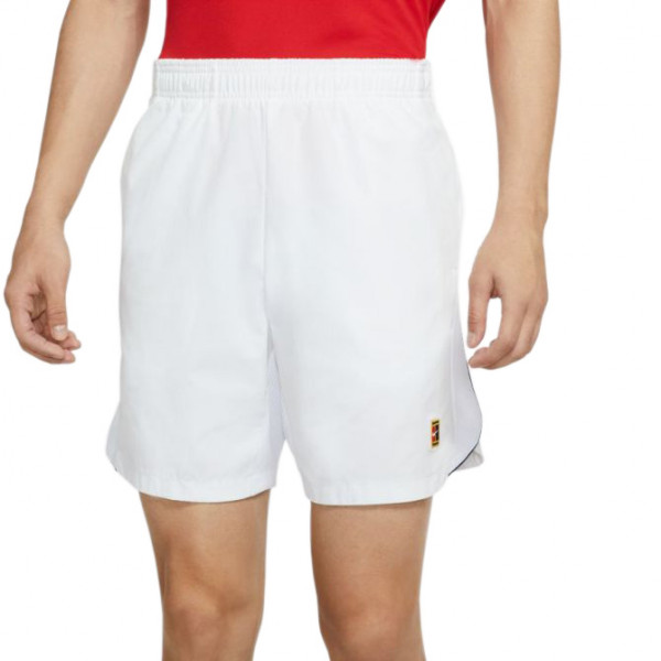 Herren Tennisshorts Nike Court Dri-Fit Slam M - white/white/white