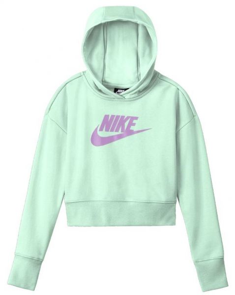  Nike Sportswear FT Crop Hoodie G - mint foam/violet shock
