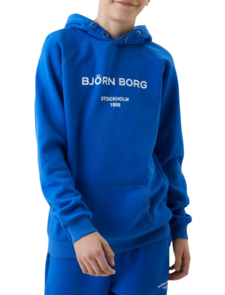 Chlapčené mikiny Björn Borg Hoodie - naturical blue