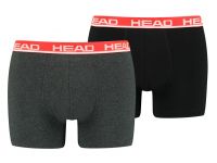 Мъжки боксерки Head Men's Boxer 2P - grey/red