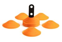 Žymėjimo kūgiai Yakimasport Marker Cones Set 30P With Stand - orange