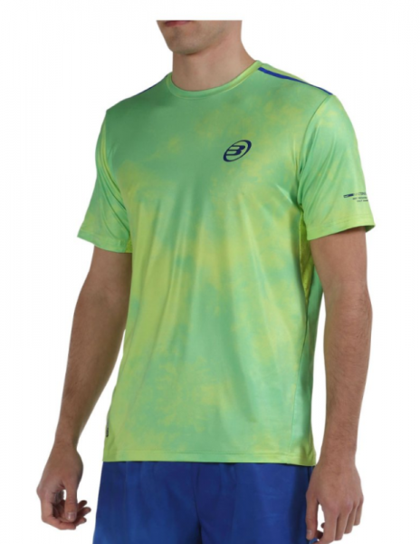 Herren Tennis-T-Shirt Bullpadel Moare - lime